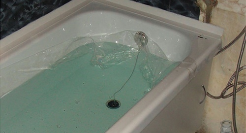 Установкой акрилового вкладыша | Крестовкий остров